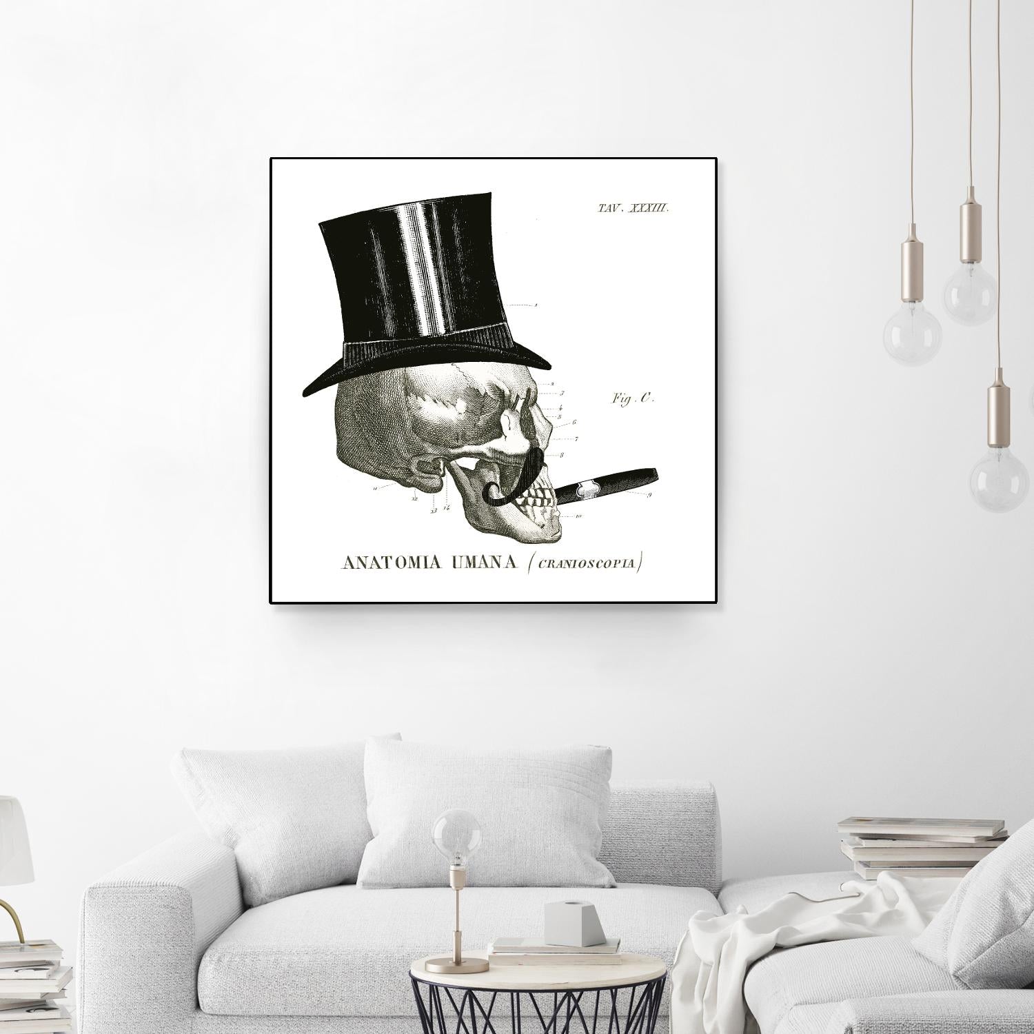 Dandy Bones III by Sue Schlabach on GIANT ART - white vintage