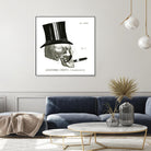 Dandy Bones III by Sue Schlabach on GIANT ART - white vintage