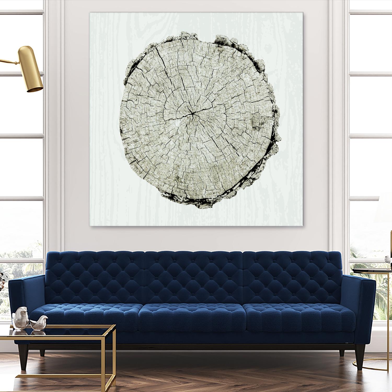 Woodland Years II by Sue Schlabach on GIANT ART - beige trees