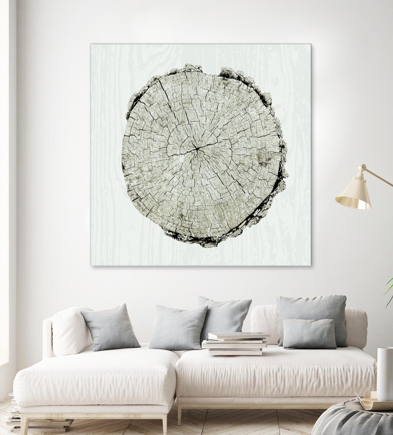 Woodland Years II by Sue Schlabach on GIANT ART - beige trees