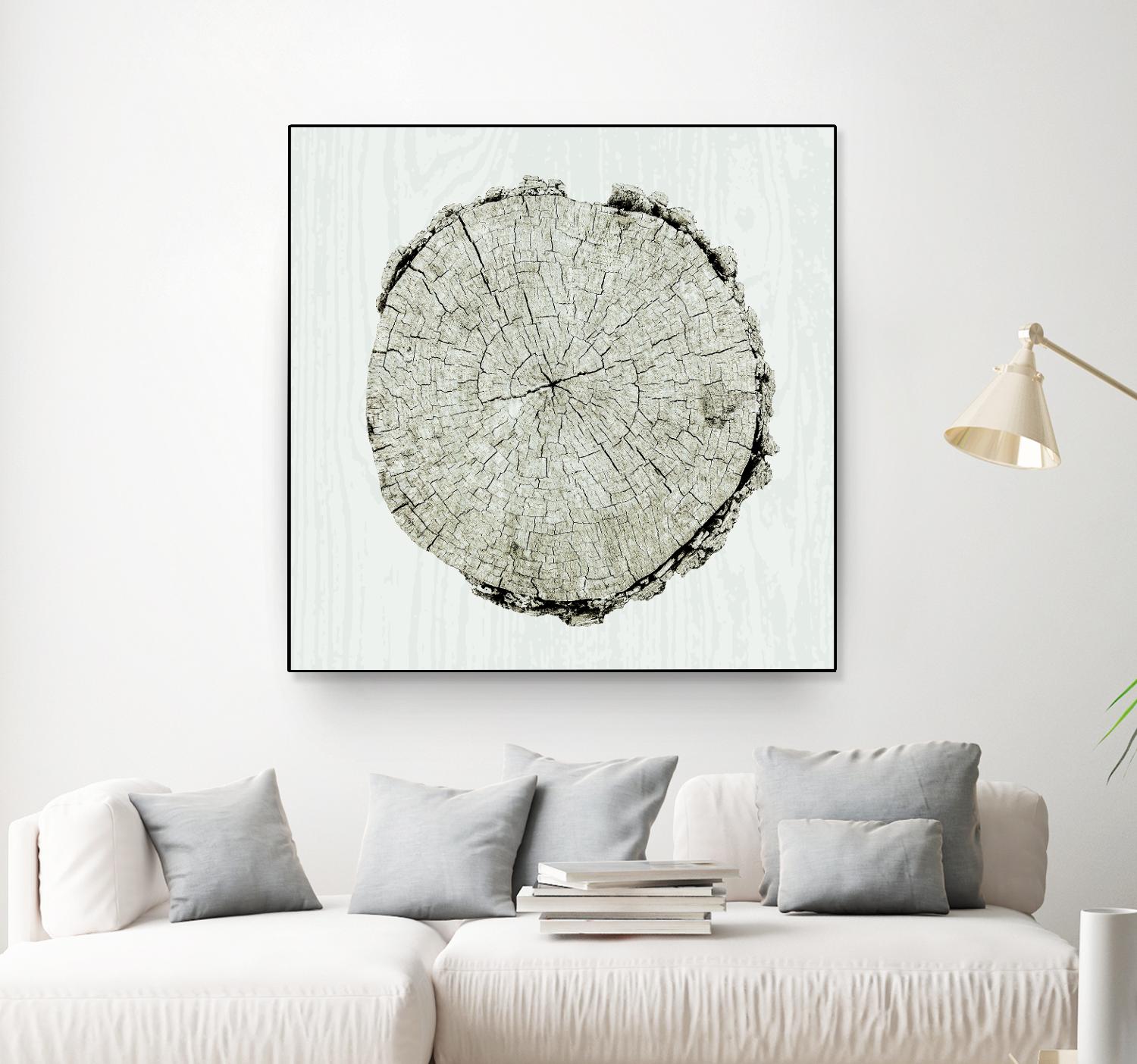 Woodland Years II by Sue Schlabach on GIANT ART - beige trees