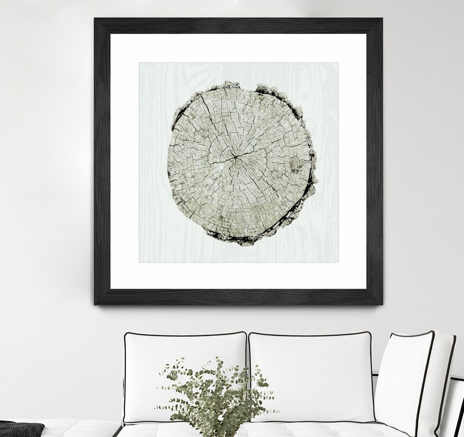 Woodland Years II by Sue Schlabach on GIANT ART - beige trees