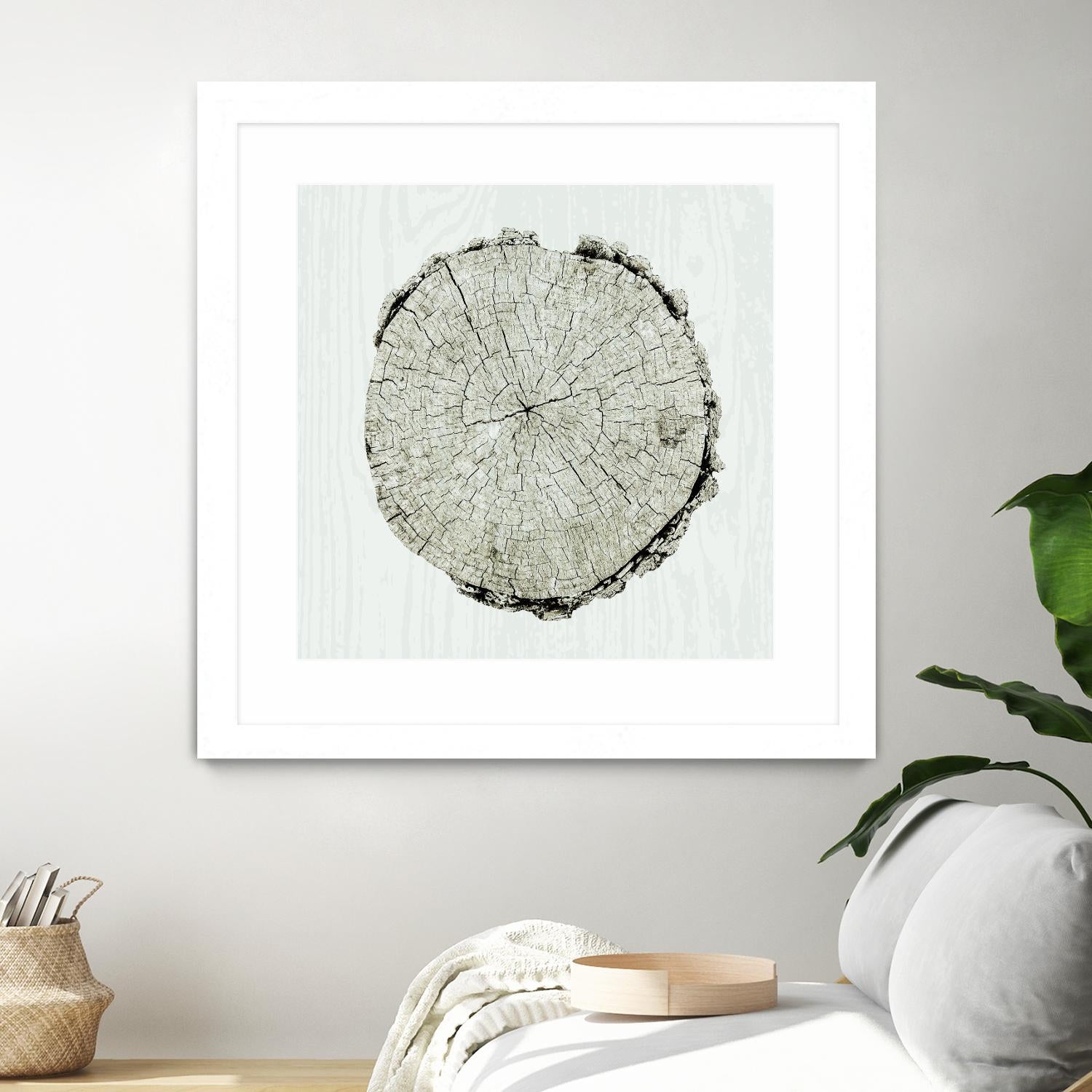 Woodland Years II by Sue Schlabach on GIANT ART - beige trees