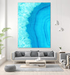 Agate Geode I by Portfolio on GIANT ART - blue contemporary