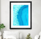 Agate Geode I by Portfolio on GIANT ART - blue contemporary