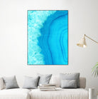 Agate Geode I by Portfolio on GIANT ART - blue contemporary