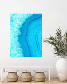 Agate Geode I by Portfolio on GIANT ART - blue contemporary