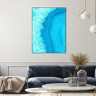 Agate Geode I by Portfolio on GIANT ART - blue contemporary
