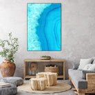 Agate Geode I by Portfolio on GIANT ART - blue contemporary