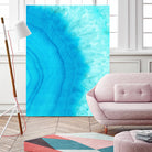 Agate Geode II by Portfolio on GIANT ART - blue contemporary