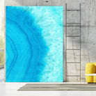 Agate Geode II by Portfolio on GIANT ART - blue contemporary