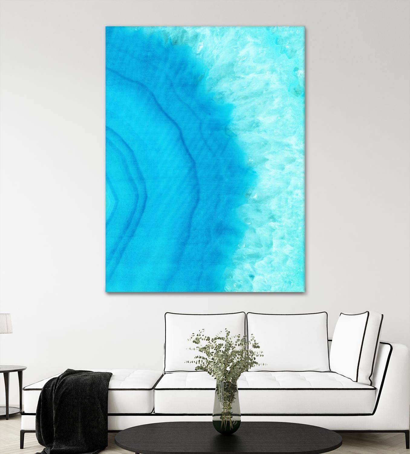 Agate Geode II by Portfolio on GIANT ART - blue contemporary