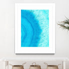 Agate Geode II by Portfolio on GIANT ART - blue contemporary