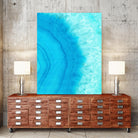 Agate Geode II by Portfolio on GIANT ART - blue contemporary