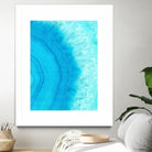 Agate Geode II by Portfolio on GIANT ART - blue contemporary