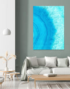 Agate Geode II by Portfolio on GIANT ART - blue contemporary