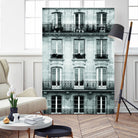 Across the Street II by Laura Marshall on GIANT ART - black architectural