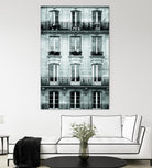 Across the Street II by Laura Marshall on GIANT ART - black architectural