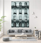 Across the Street II by Laura Marshall on GIANT ART - black architectural