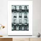 Across the Street II by Laura Marshall on GIANT ART - black architectural