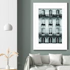 Across the Street II by Laura Marshall on GIANT ART - black architectural