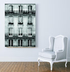 Across the Street II by Laura Marshall on GIANT ART - black architectural