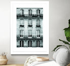 Across the Street II by Laura Marshall on GIANT ART - black architectural