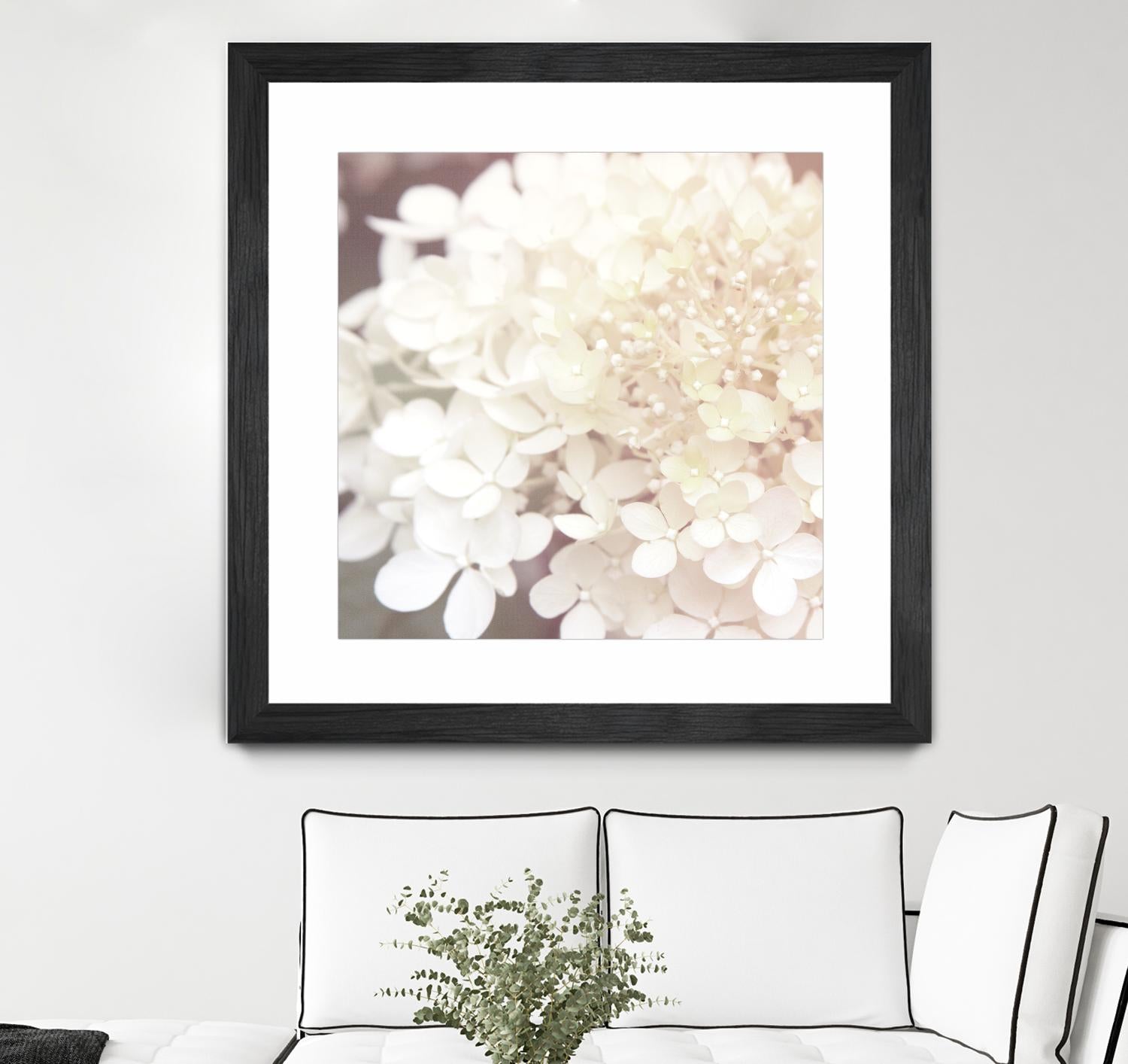 Hydrangea Dream II by Laura Marshall on GIANT ART - grey floral
