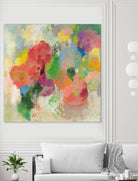 Colorful Garden III by Silvia Vassileva on GIANT ART - green floral