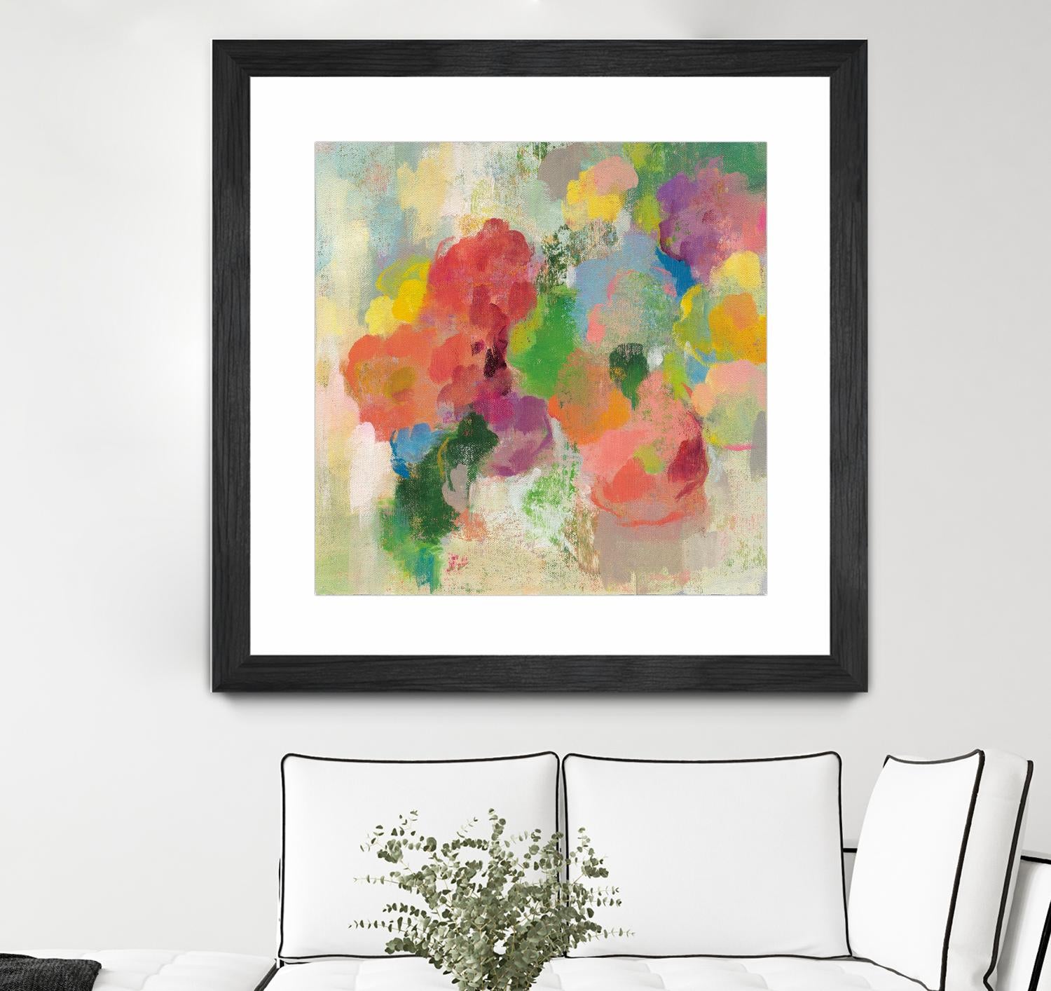 Colorful Garden III by Silvia Vassileva on GIANT ART - green floral