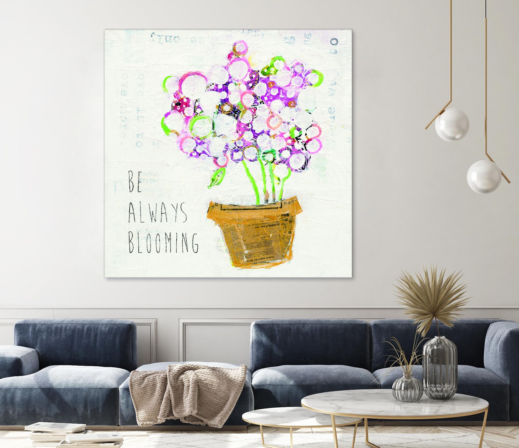 The Sweetness Inspiration by Kellie Day on GIANT ART - beige floral