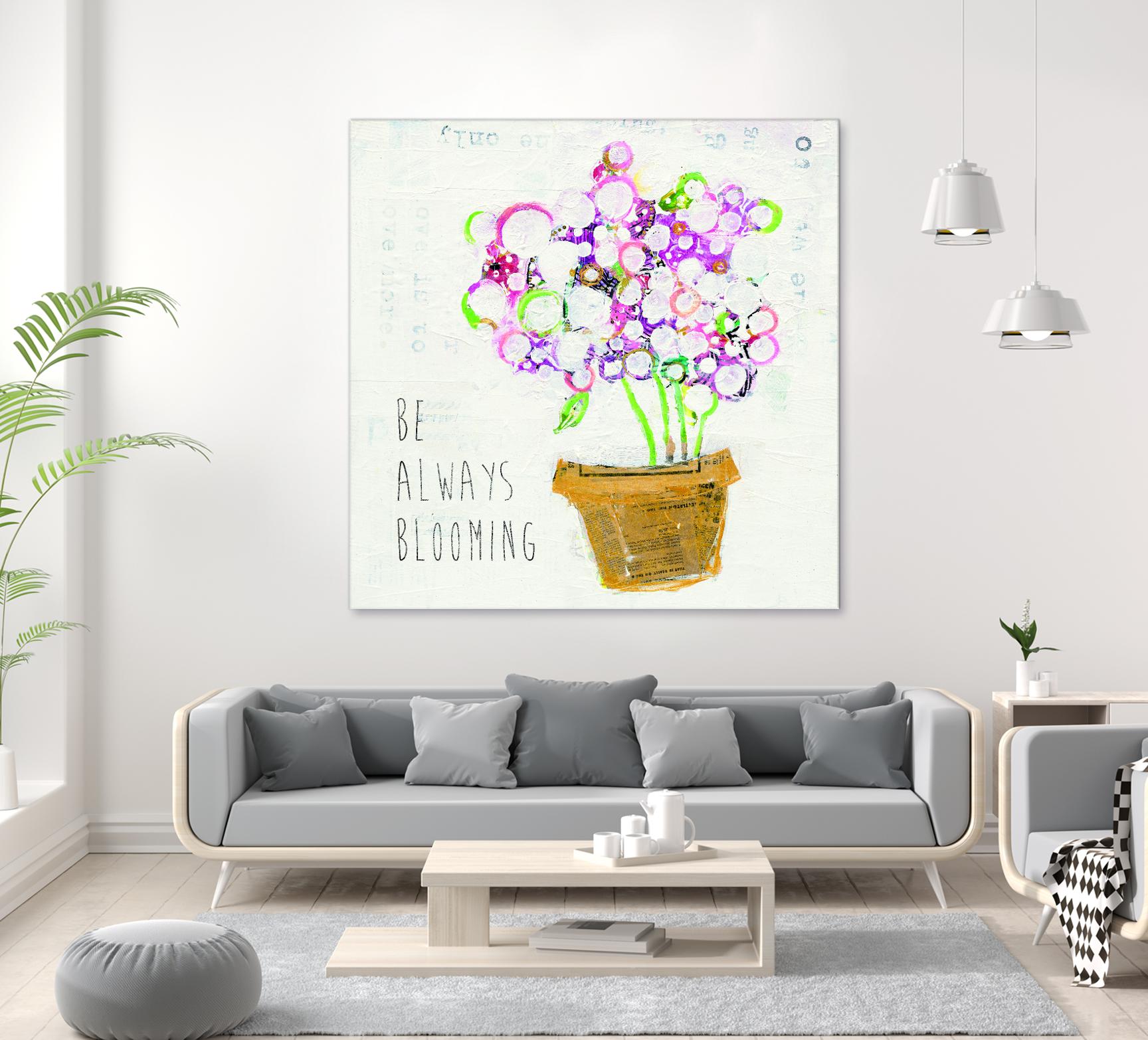 The Sweetness Inspiration by Kellie Day on GIANT ART - beige floral