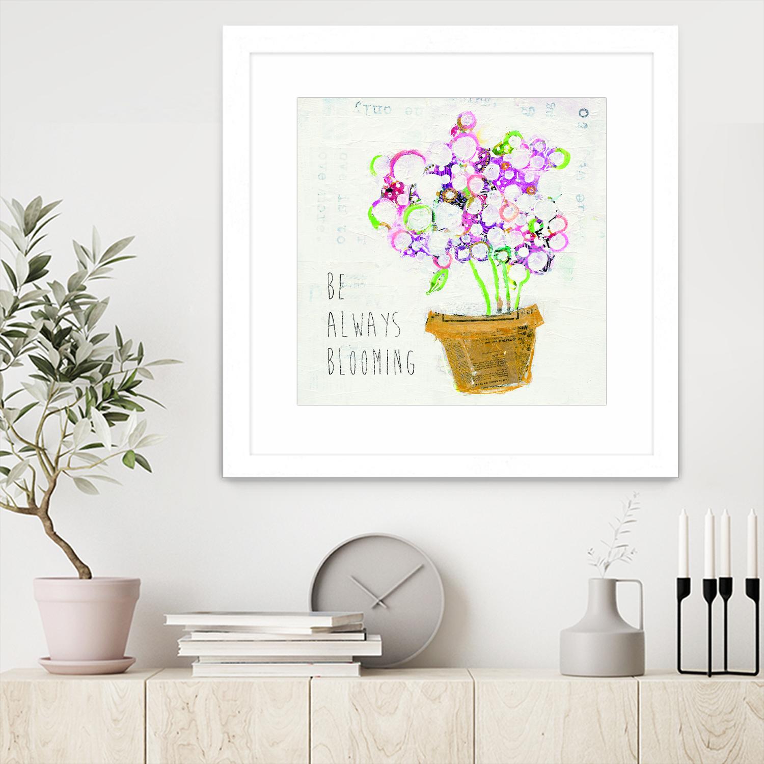 The Sweetness Inspiration by Kellie Day on GIANT ART - beige floral