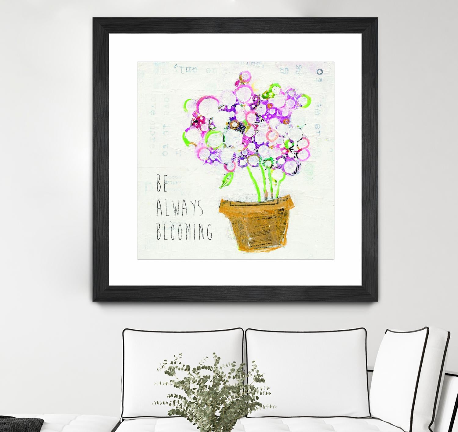 The Sweetness Inspiration by Kellie Day on GIANT ART - beige floral