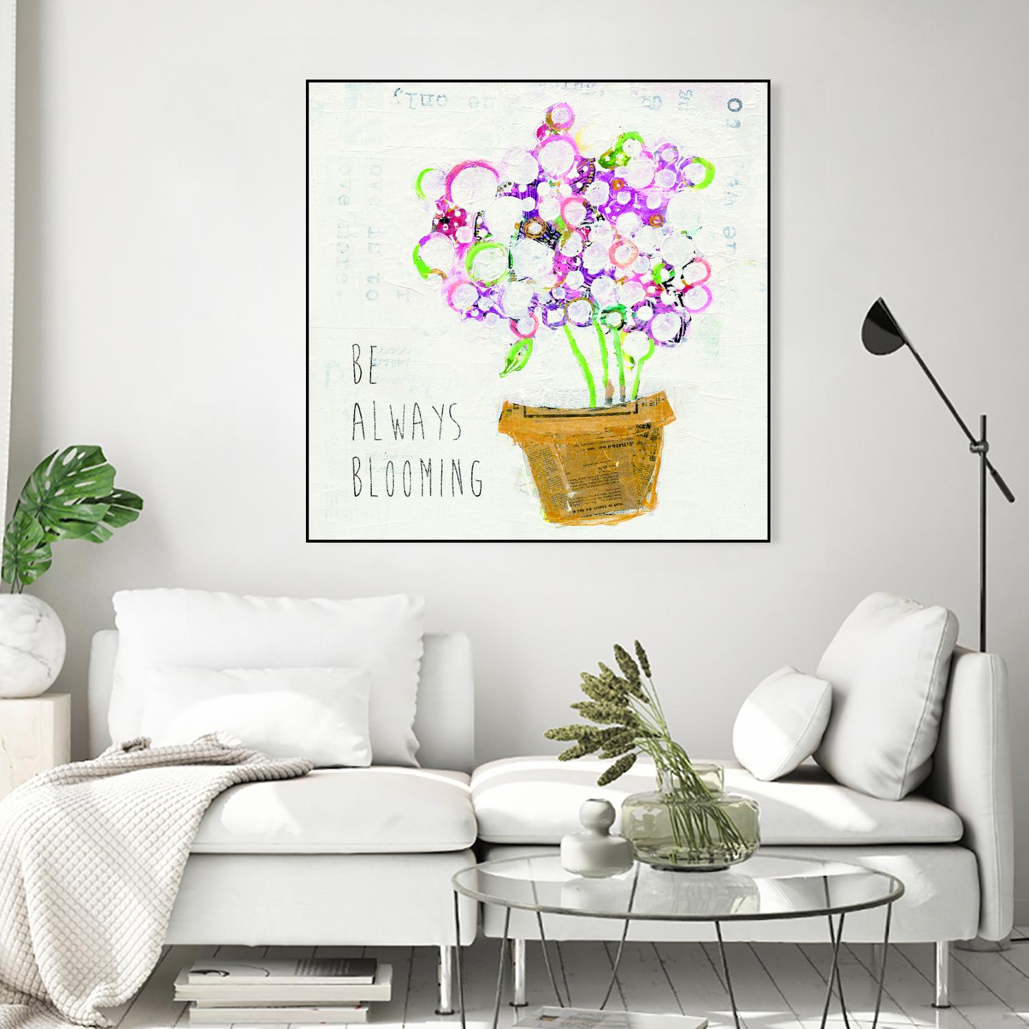 The Sweetness Inspiration by Kellie Day on GIANT ART - beige floral