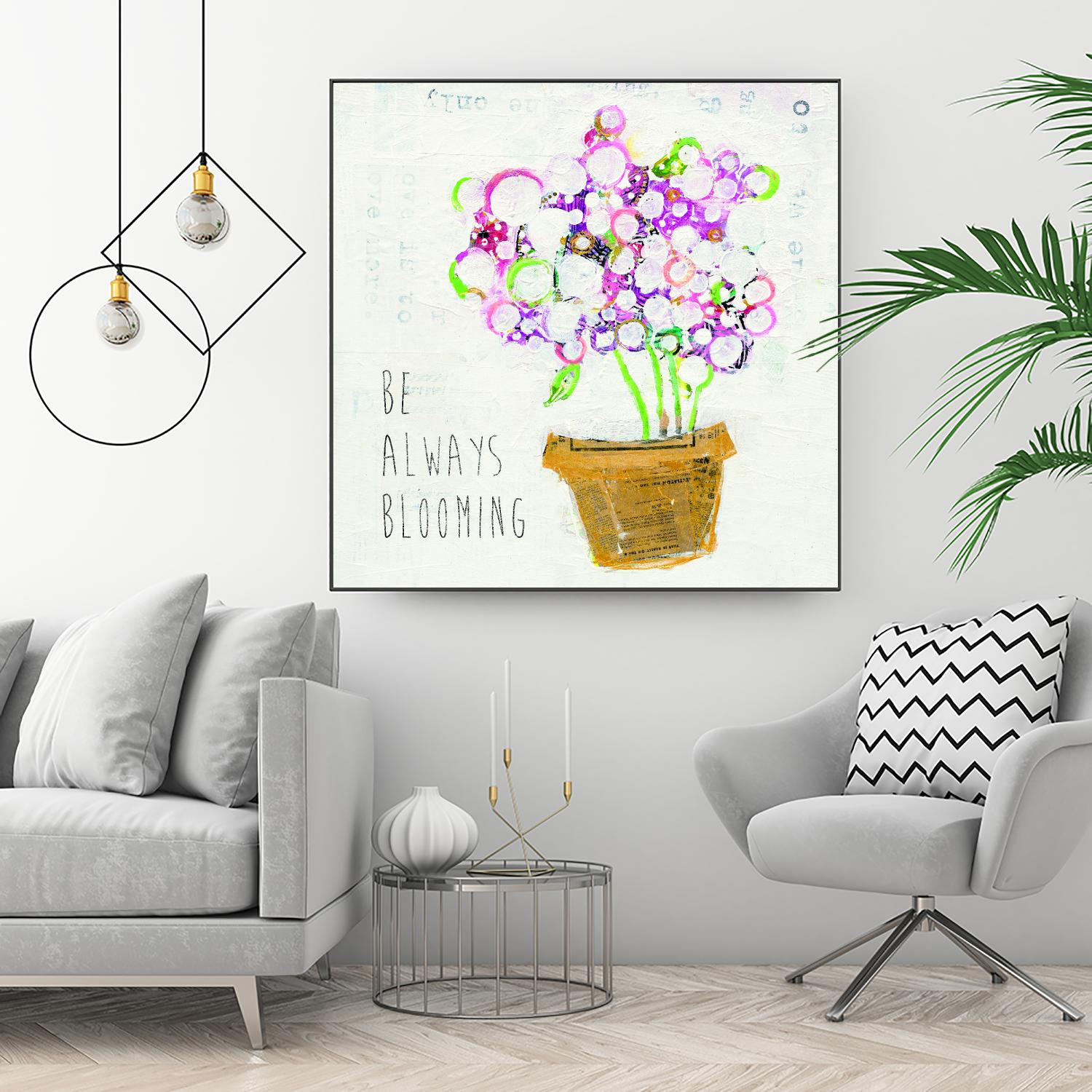 The Sweetness Inspiration by Kellie Day on GIANT ART - beige floral