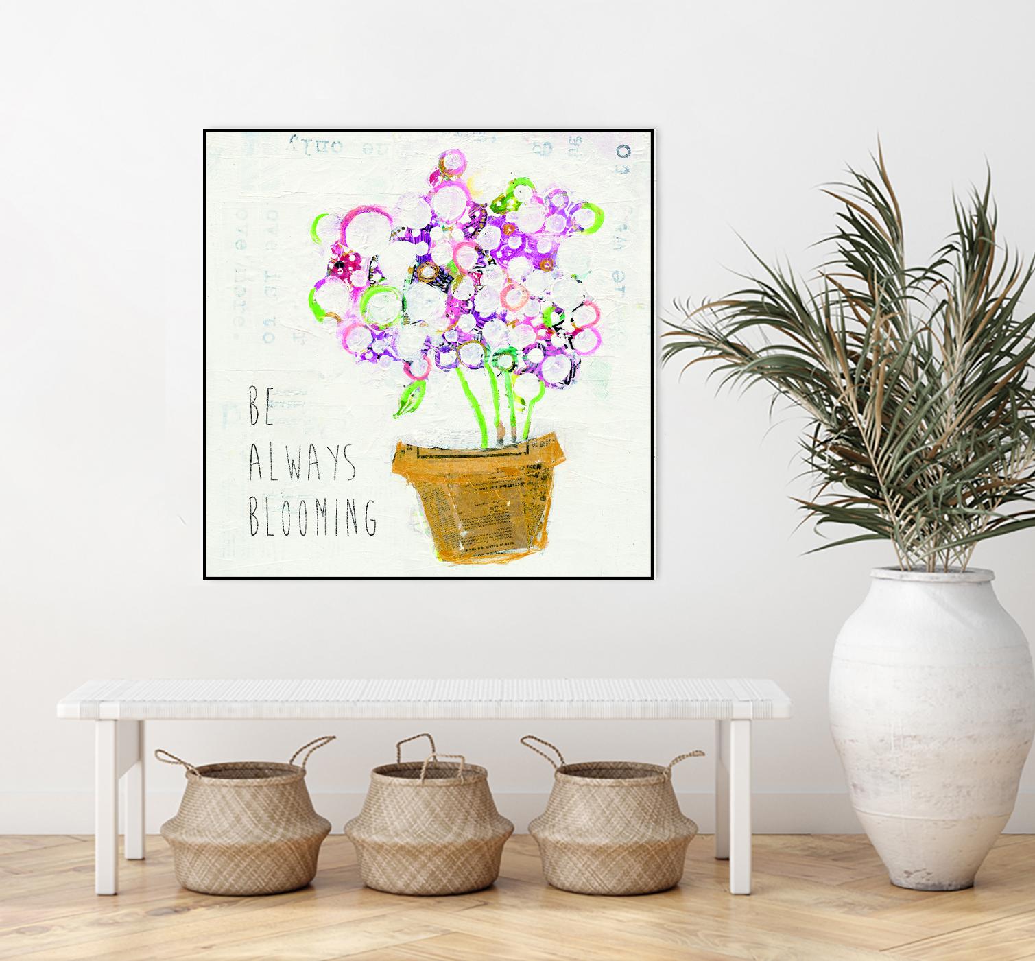 The Sweetness Inspiration by Kellie Day on GIANT ART - beige floral