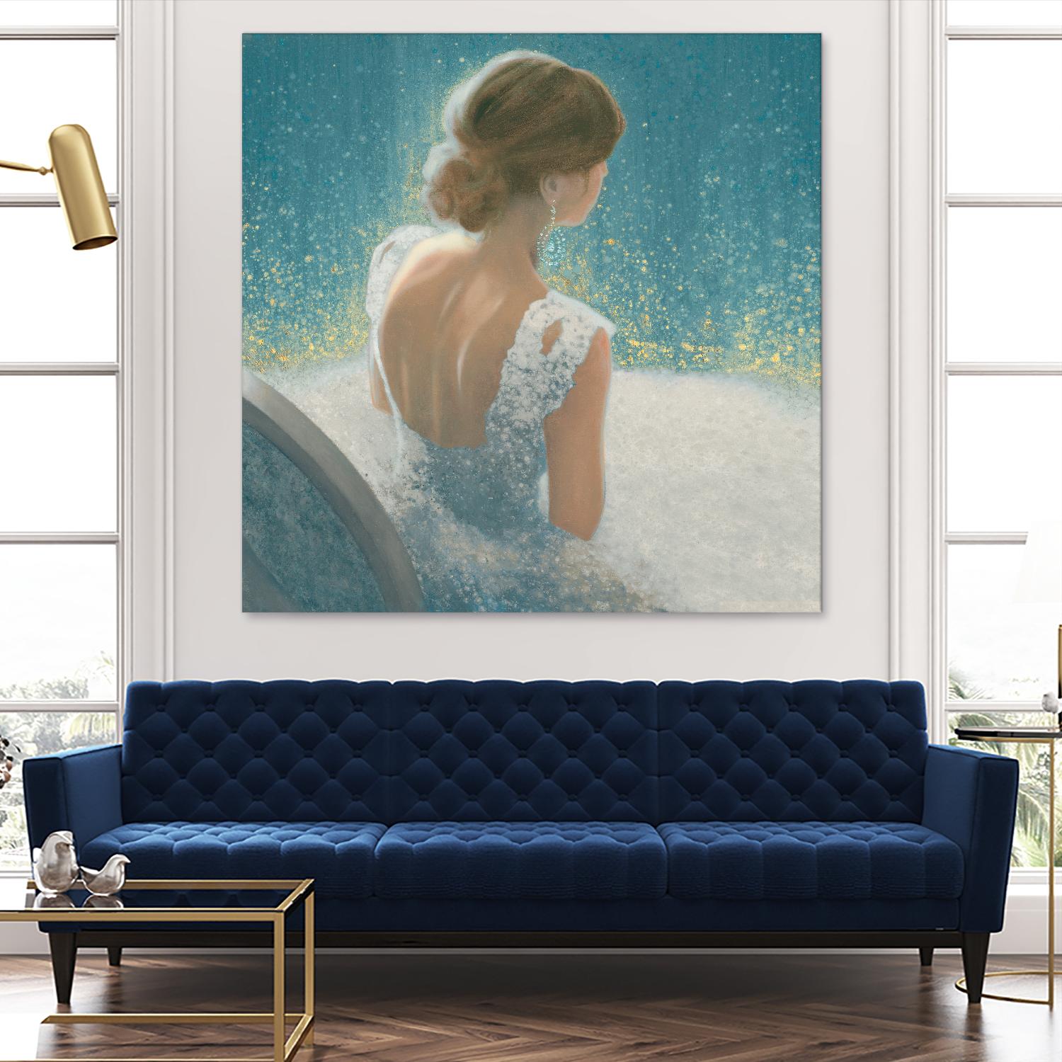 Before the Opera Blue by James Wiens on GIANT ART - white everyday life