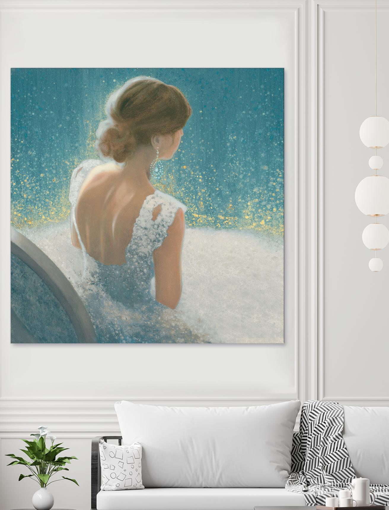 Before the Opera Blue by James Wiens on GIANT ART - white everyday life