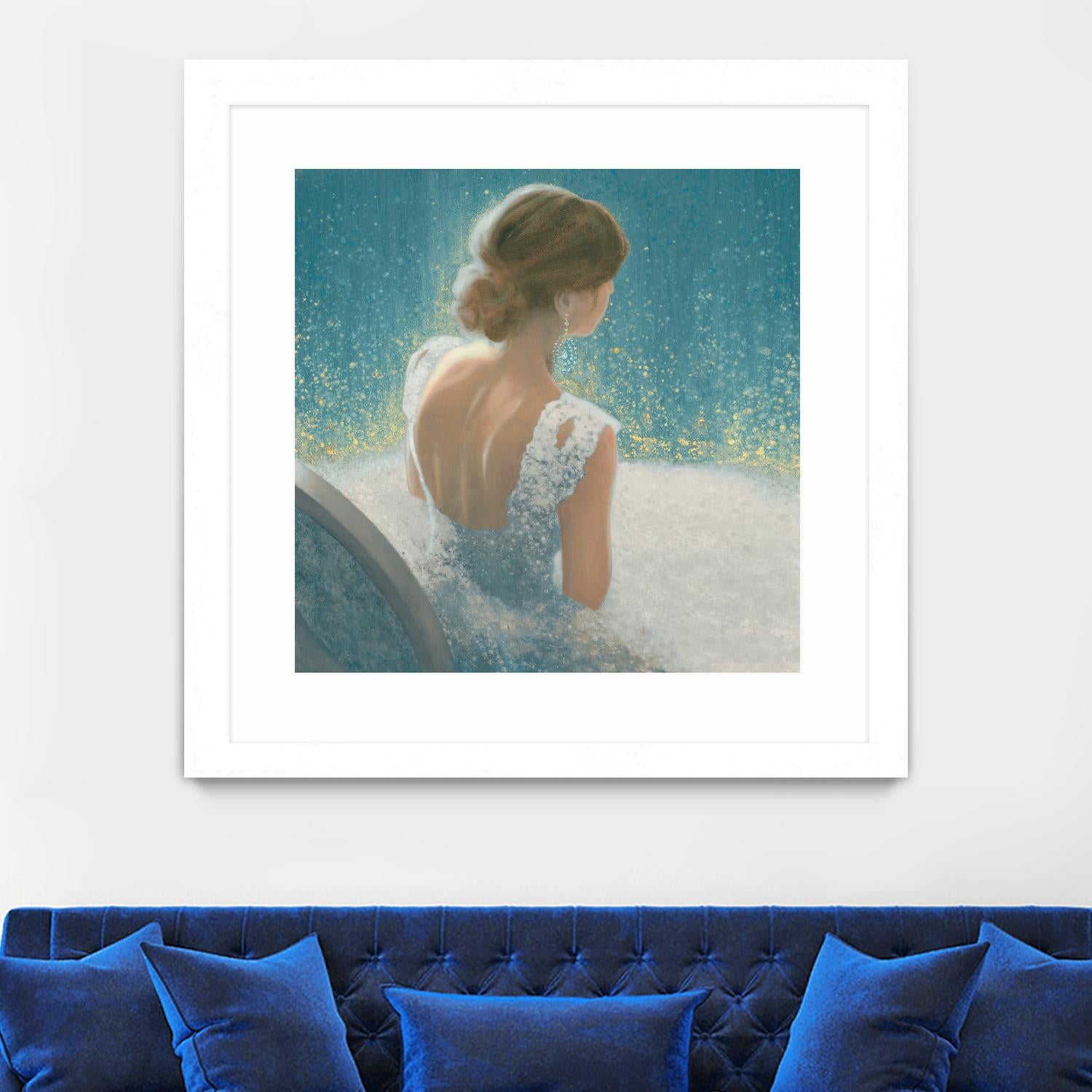 Before the Opera Blue by James Wiens on GIANT ART - white everyday life