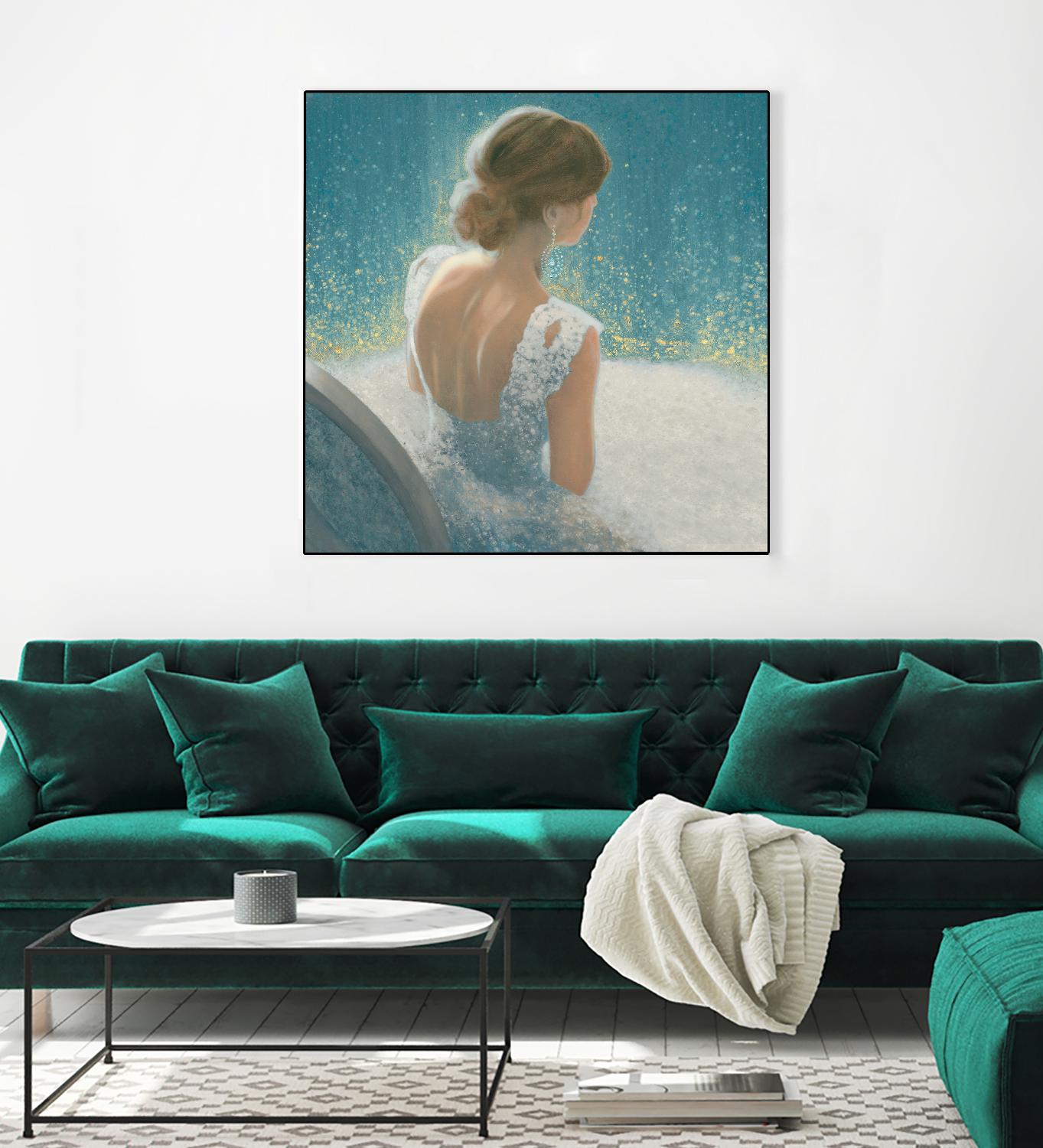 Before the Opera Blue by James Wiens on GIANT ART - white everyday life