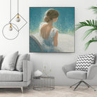 Before the Opera Blue by James Wiens on GIANT ART - white everyday life