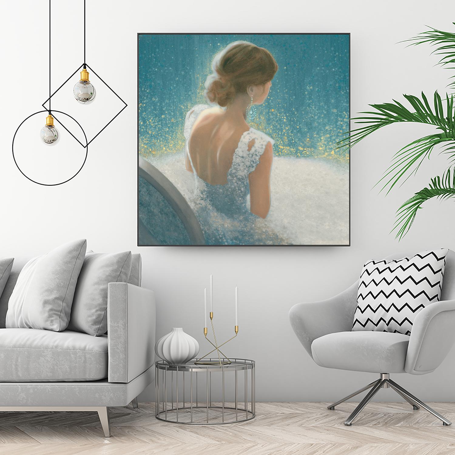 Before the Opera Blue by James Wiens on GIANT ART - white everyday life