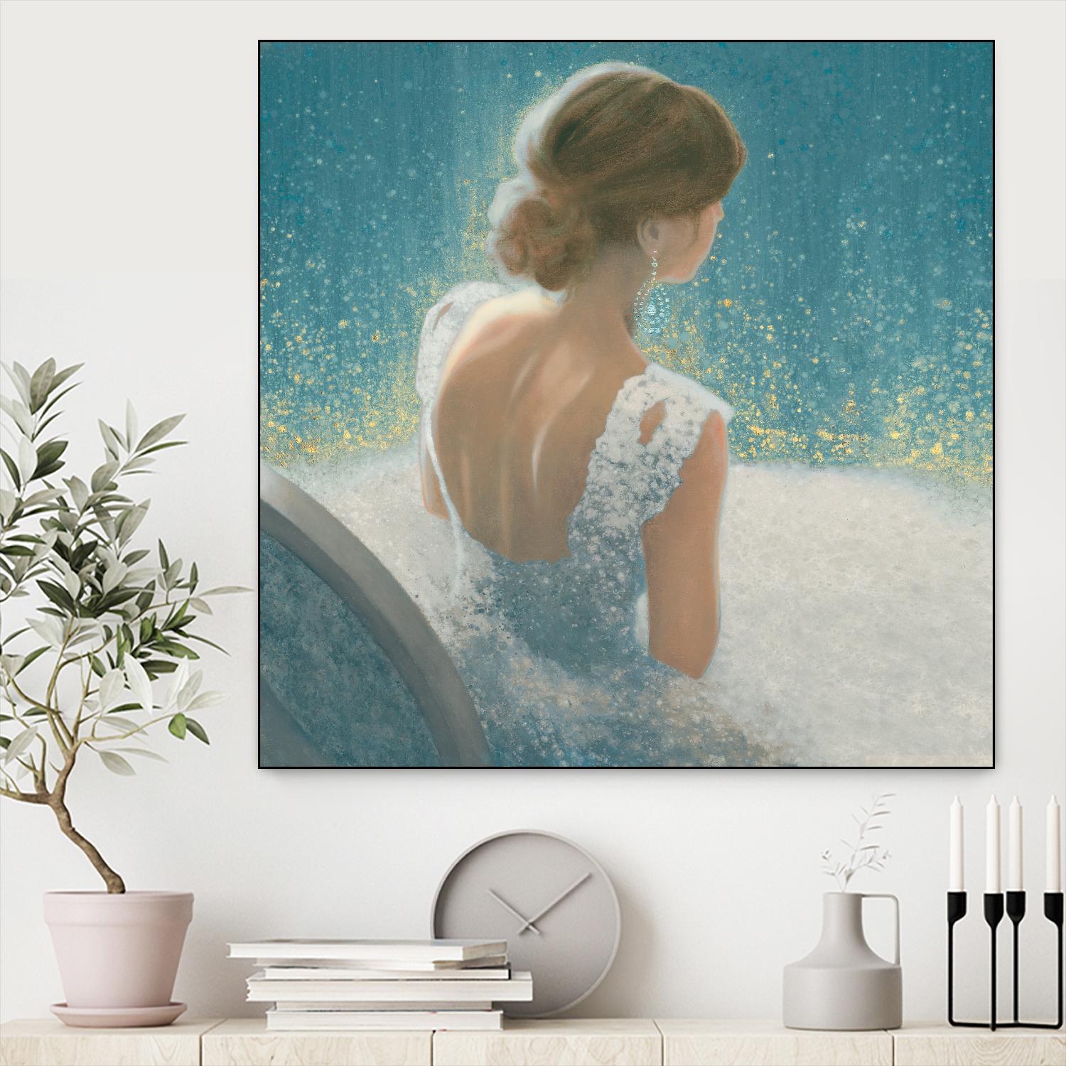 Before the Opera Blue by James Wiens on GIANT ART - white everyday life