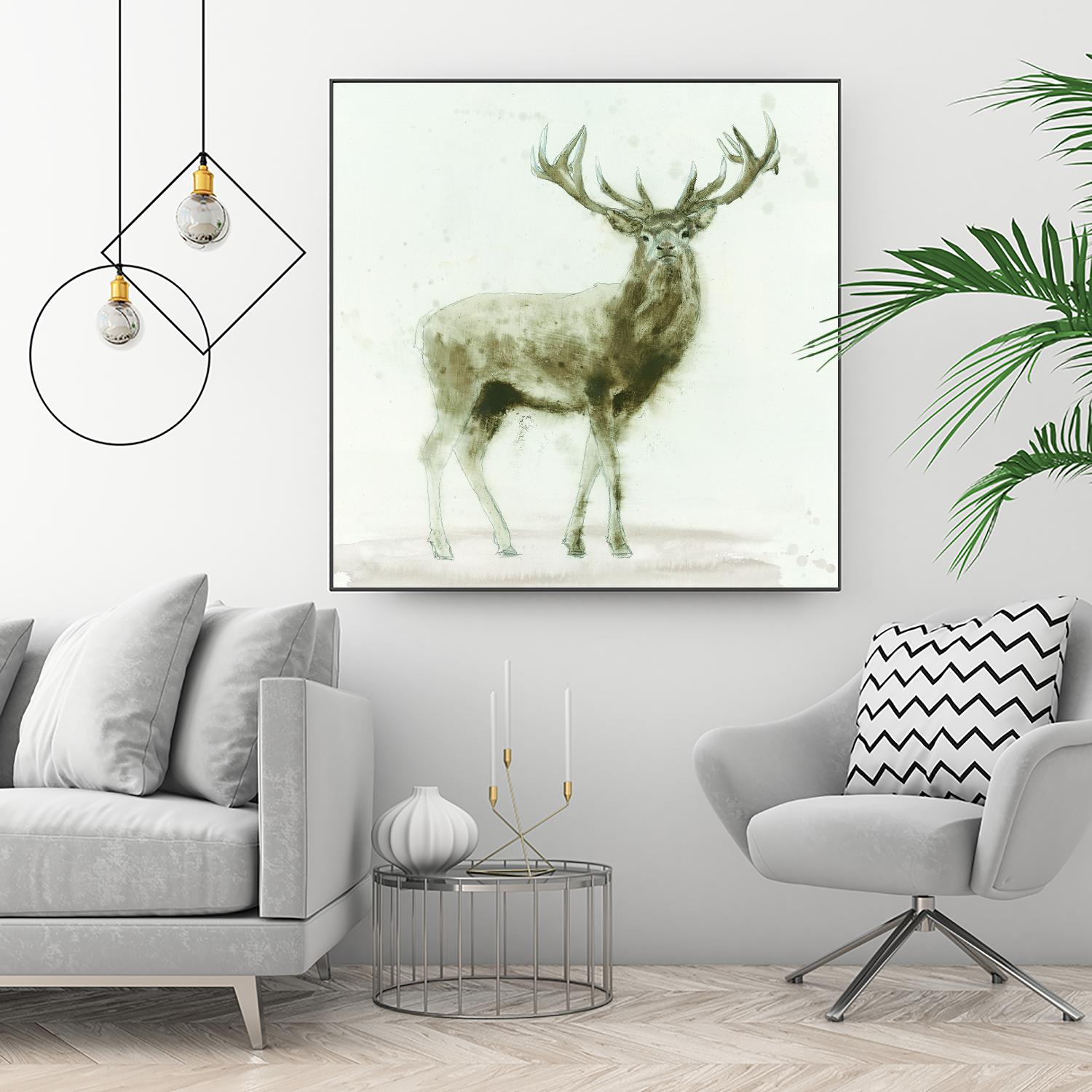 Stag 2 by James Wiens on GIANT ART - brown animals