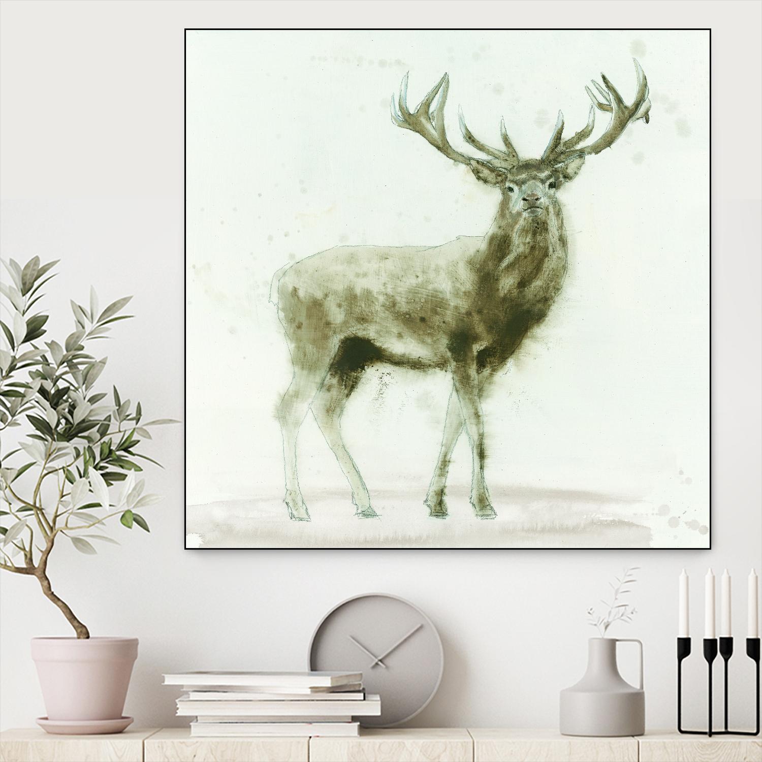 Stag 2 by James Wiens on GIANT ART - brown animals