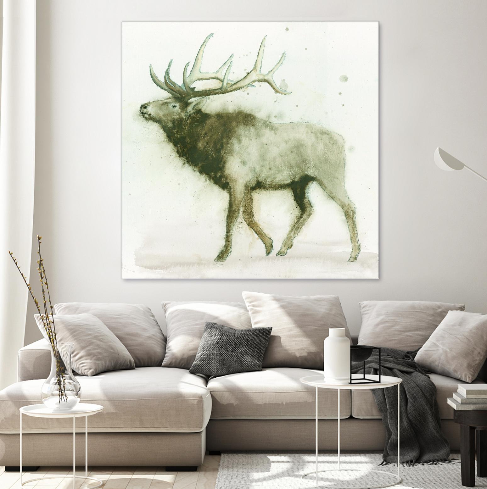 Elk 2 by James Wiens on GIANT ART - brown animals