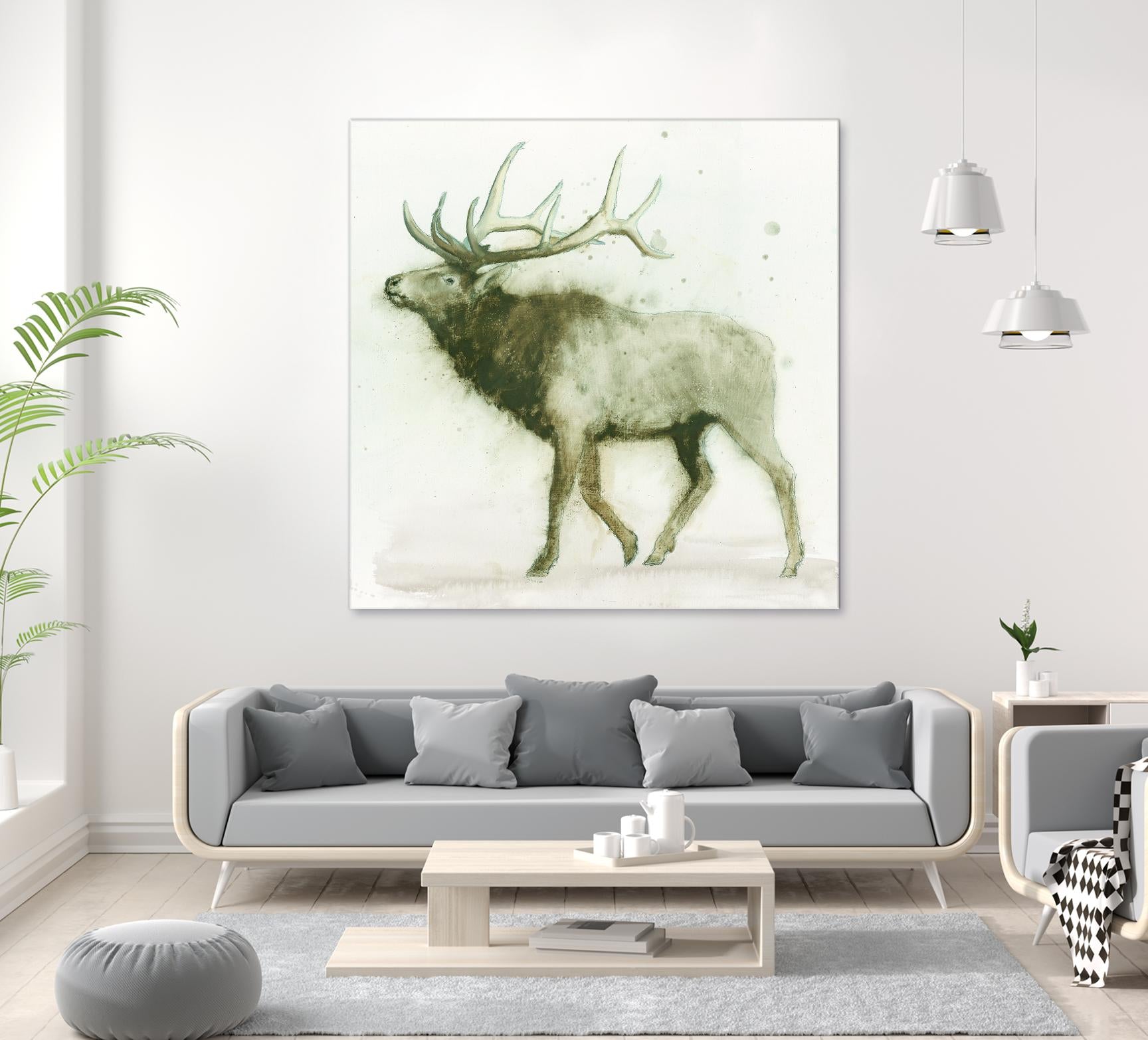 Elk 2 by James Wiens on GIANT ART - brown animals