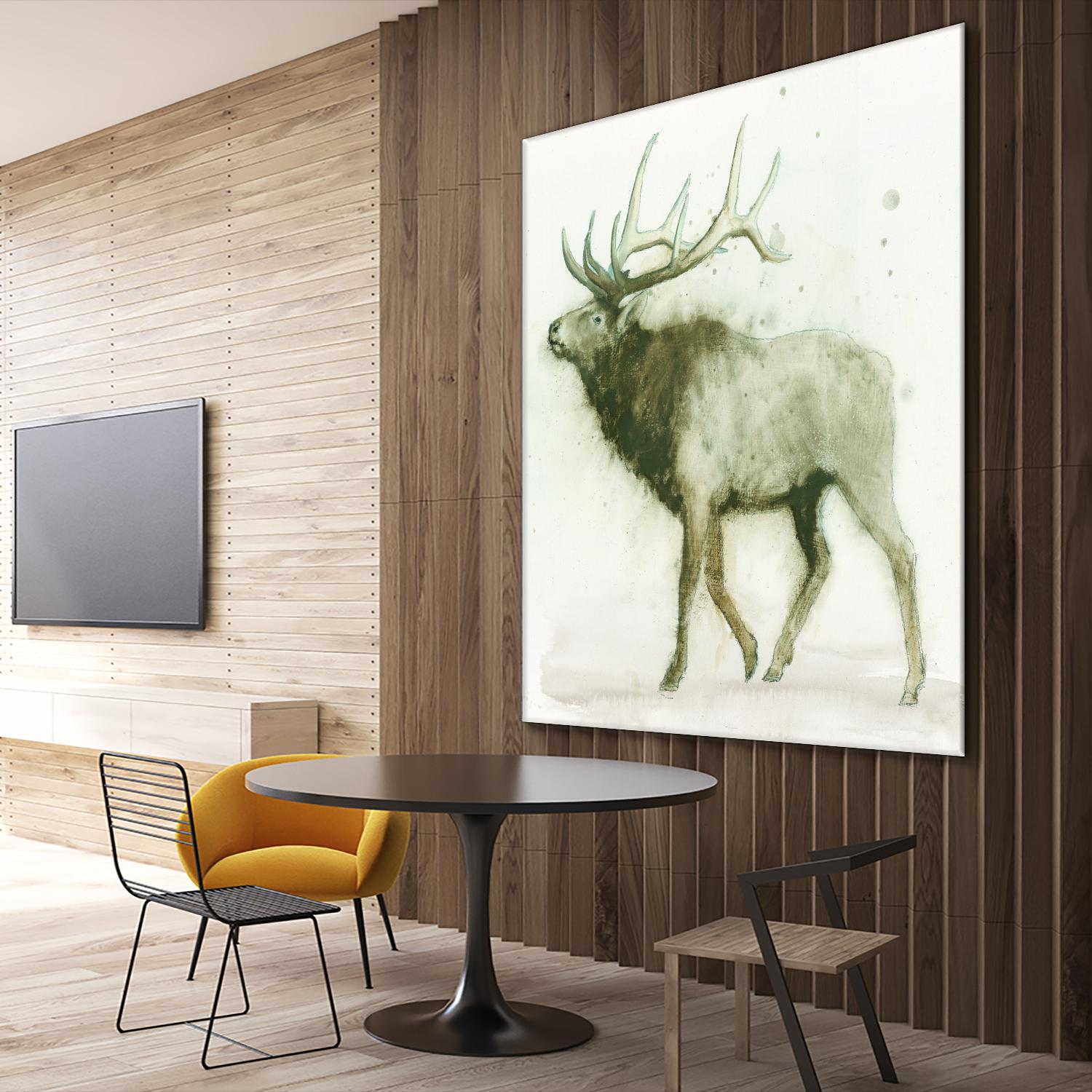 Elk 2 by James Wiens on GIANT ART - brown animals