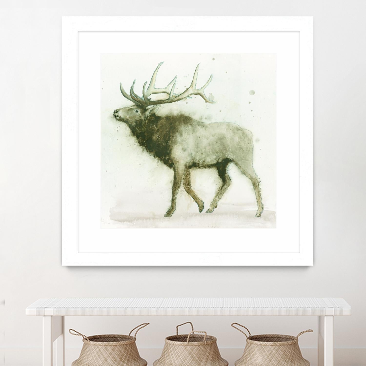 Elk 2 by James Wiens on GIANT ART - brown animals